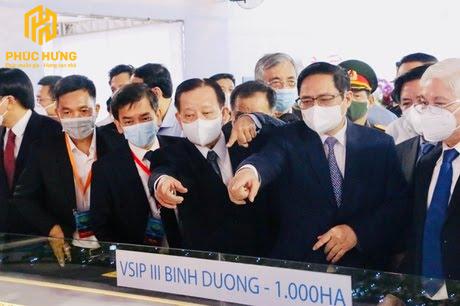 Thủ tướng Phạm Minh Chính dự lễ động thổ Khu công nghiệp 1.000 ha ở Bình Dương