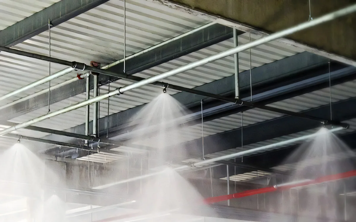 Hệ thống PCCC sprinkler tại kho xưởng cho thuê KCN Bàu Bàng - Địa Ốc Phúc Hưng - Phúc Hưng Real - PHR