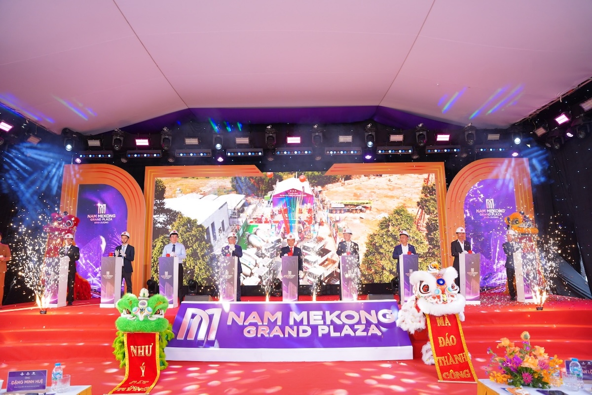 Lế khởi công dự án nam Mekong Grand Plaza Nam Mekong Group - Phúc Hưng Real - PHR - phuchungreal.com